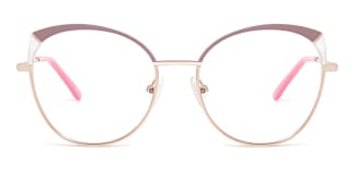 A4001 Katherine Cateye purple glasses