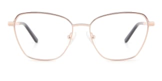 A4008 CassieCatherine Cateye white glasses