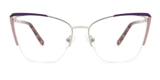 A4009 Abigil Cateye purple glasses