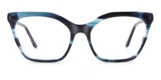 C1077 monica Cateye blue glasses