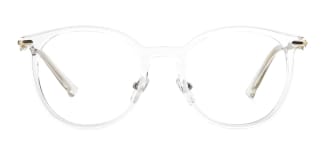 HT-1013 Janna Round clear glasses