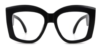JR61641 Emilio Cateye black glasses
