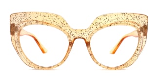 K9620 Sasha Cateye yellow glasses