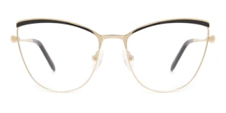 M1006 Alina Cateye black glasses