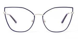 M1026 Victoria Cateye blue glasses
