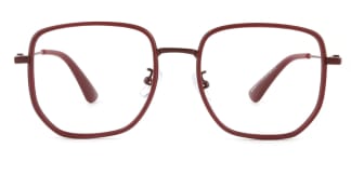 M2888 Althea Geometric red glasses