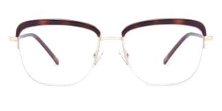M8608 Riley Cateye brown glasses