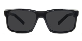 P1 Flynn Rectangle black glasses