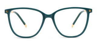 R92151 Delilah Rectangle green glasses
