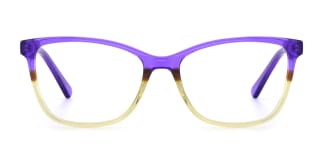 RD155 Katlyn Rectangle purple glasses