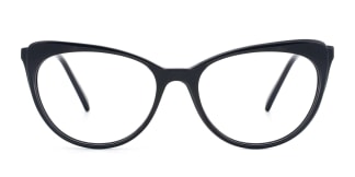 RT-3011 Doris Cateye black glasses
