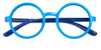S8232 Anya Round blue glasses