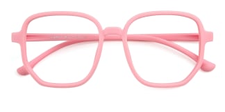 S8286 Anwar Geometric pink glasses