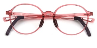 TR5115 Elvin Oval red glasses