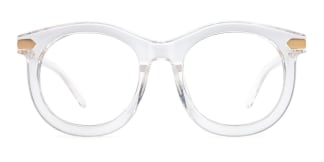 X1200 Gertrude Oval clear glasses
