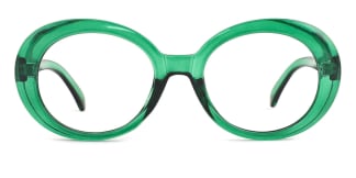 X1304 Kelley Oval green glasses