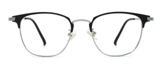 X3389 Perdita Rectangle silver glasses
