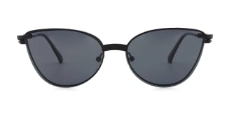 YC33052 rabia Cateye black glasses