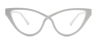Z1003 Matia Cateye white glasses