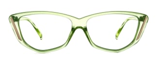 Z3390 Finola Cateye green glasses