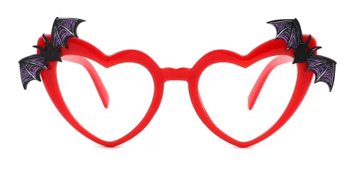 007 Bat  red glasses