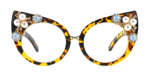 0073 Andrea Cateye tortoiseshell glasses