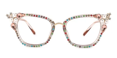 0075 Peninsula Cateye brown glasses