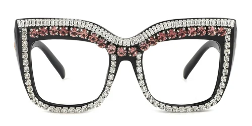 0079 Billie Cateye black glasses