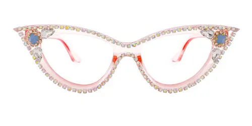 0083 Avila Cateye pink glasses