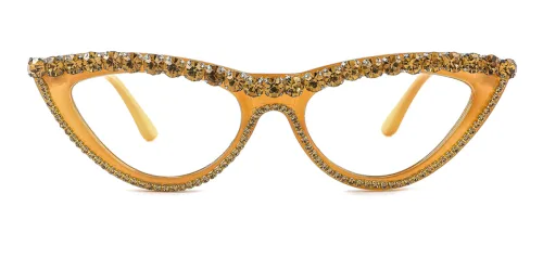 0091 Barrie Cateye brown glasses