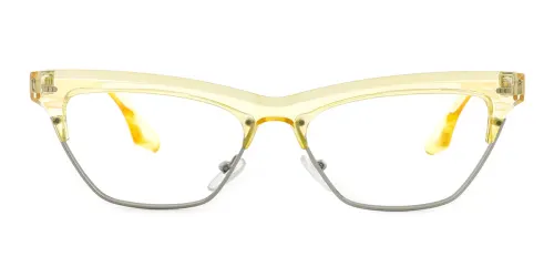 0092 Marlin Cateye yellow glasses