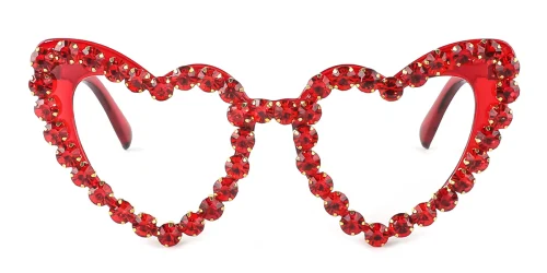 0096 Ember  red glasses