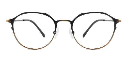 0100 Hattie Geometric black glasses