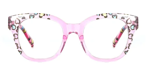 014 Waltraud Rectangle purple glasses