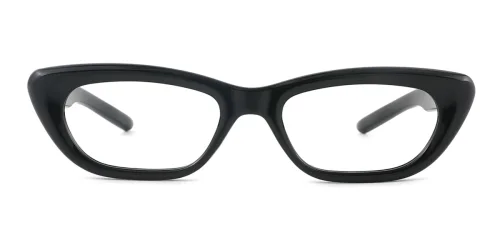 018 Odette Cateye black glasses