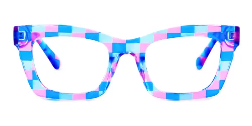 023 Piper Rectangle blue glasses