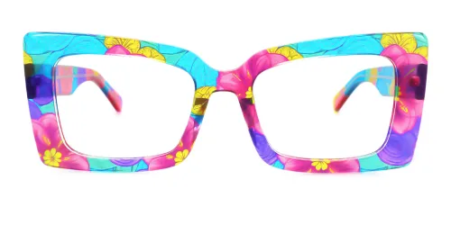032 Truda Cateye floral glasses