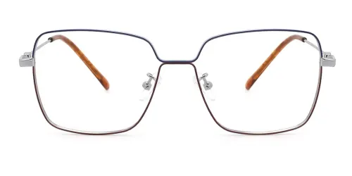 0510 rebecca Geometric blue glasses
