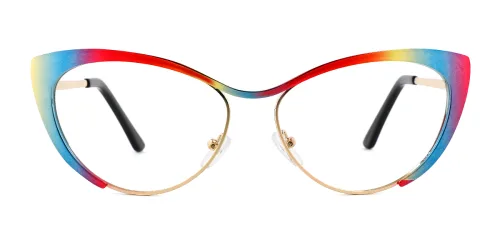 0752 Elinor Cateye multicolor glasses