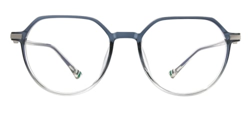 0871 Liana Geometric blue glasses