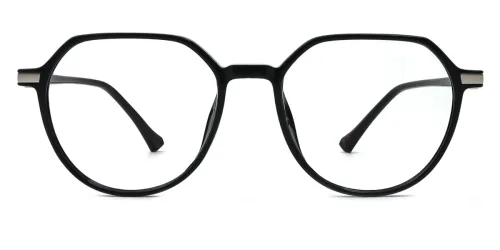 0871 Liana Round, silver glasses