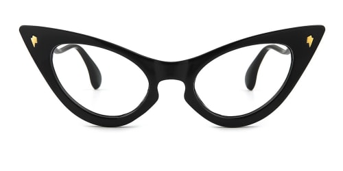 1114 Gali Cateye black glasses