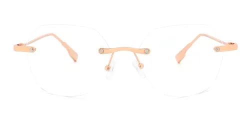 11193 Tamala Geometric pink glasses