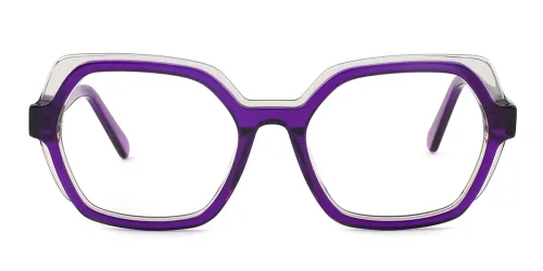1190 Milly Geometric purple glasses