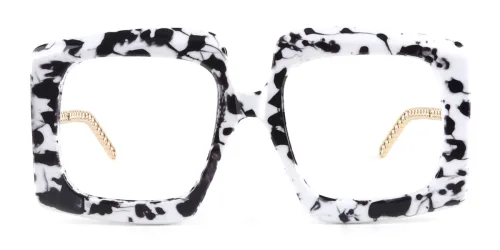 12365 Vivien Geometric white glasses