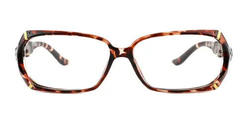 1242 Keisha Oval tortoiseshell glasses