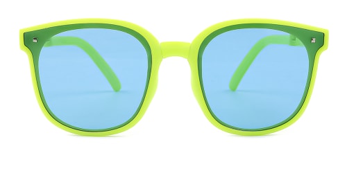 1244 Ricky Rectangle green glasses