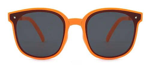 1244 Ricky Rectangle orange glasses