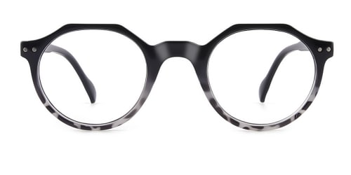 12471 Holly Geometric black glasses