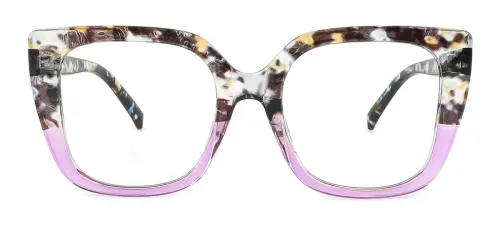 13056 Eco Rectangle purple glasses